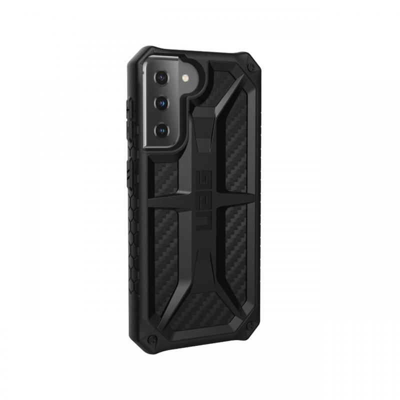 Husa Samsung Galaxy S21/S21 5G UAG Monarch Series Carbon Fiber Husa Samsung Galaxy S21/S21 5G UAG Monarch Series Carbon Fiber