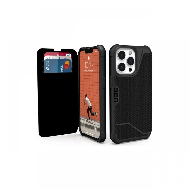 Husa iPhone 13 Pro Max UAG Metropolis Series Kevlar Black Husa iPhone 13 Pro Max UAG Metropolis Series Kevlar Black
