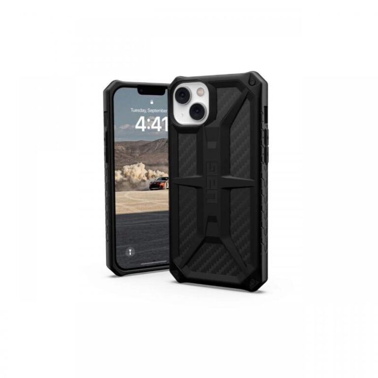 Husa iPhone 14 Plus UAG Monarch Series Carbon Fiber