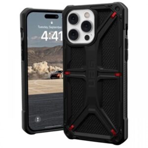 UAG Husa Monarch Series iPhone 14 Pro Max Kevlar Black, military drop tested UAG Husa Monarch Series iPhone 14 Pro Max Kevlar Black, military drop tested