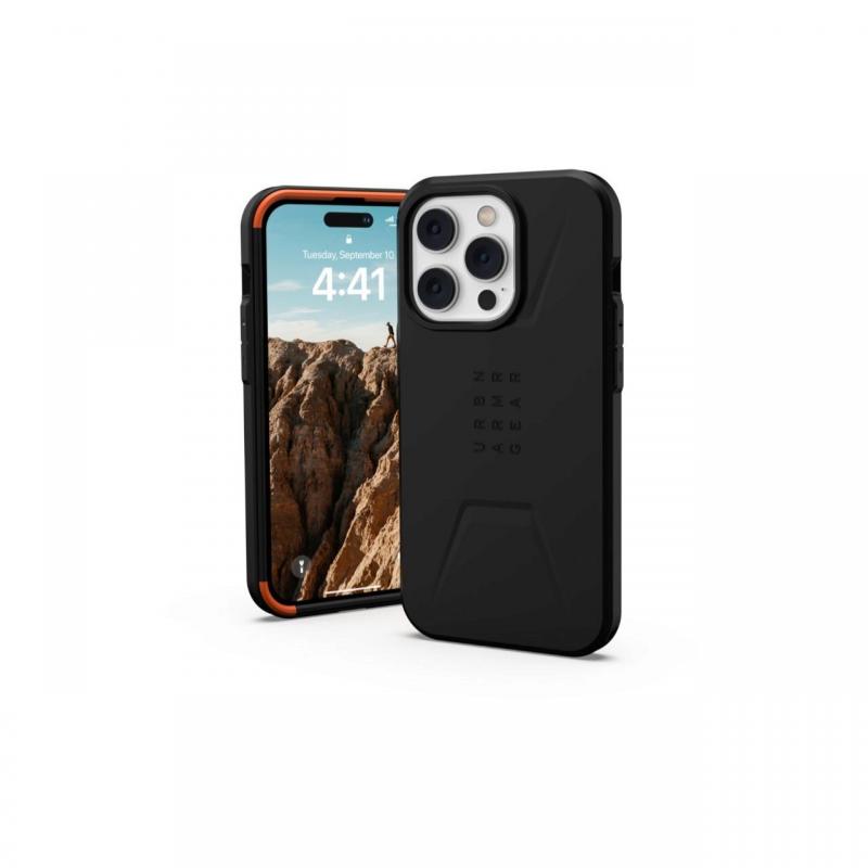 Husa iPhone 14 Pro UAG Civilian Magsafe Black, military drop tested Husa iPhone 14 Pro UAG Civilian Magsafe Black, military drop tested