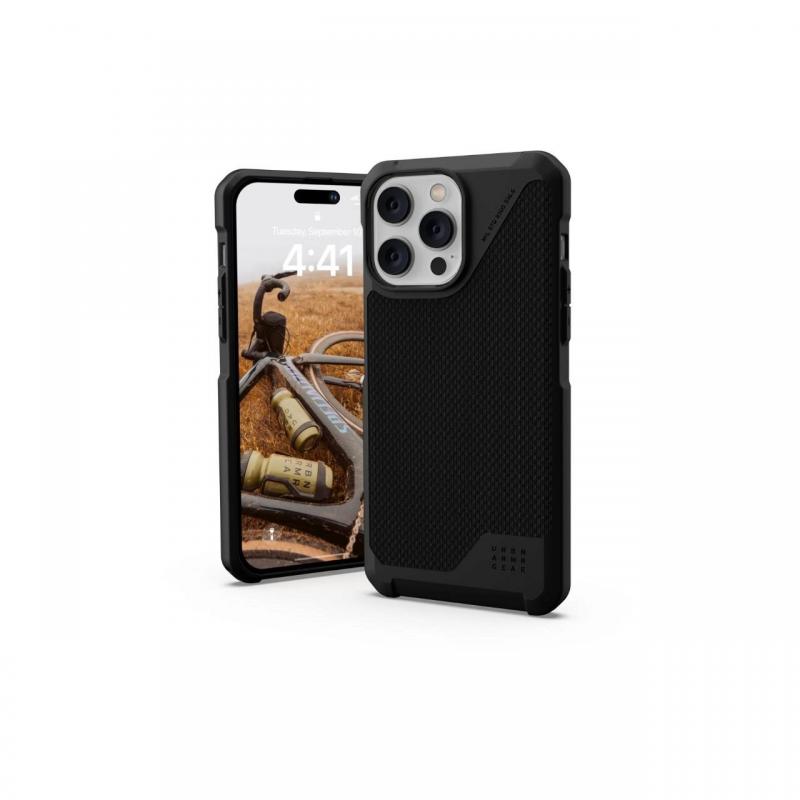 Husa iPhone 14 Pro Max UAG Metropolis LT Magsafe Kevlar Black Husa iPhone 14 Pro Max UAG Metropolis LT Magsafe Kevlar Black