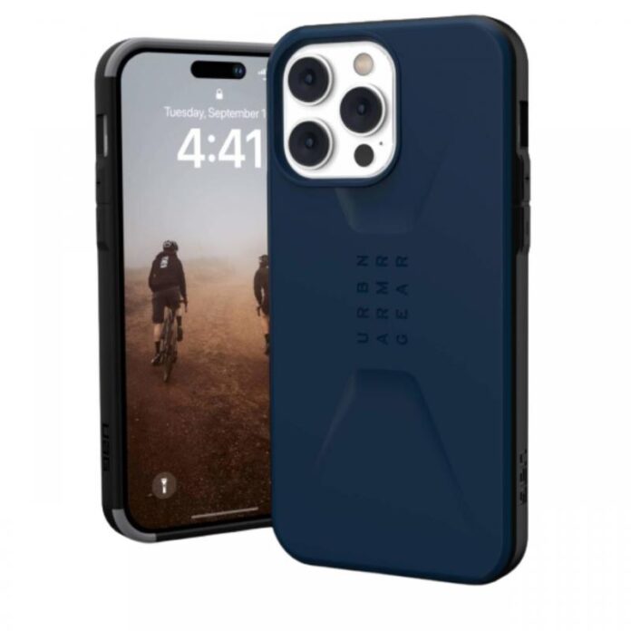 Husa iPhone 14 Pro Max UAG Civilian Series Mallard, military drop tested