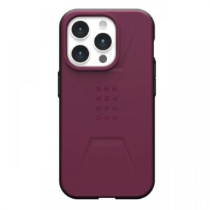 UAG Husa Civilian Magsafe iPhone 15 Pro Bordeaux UAG Husa Civilian Magsafe iPhone 15 Pro Bordeaux