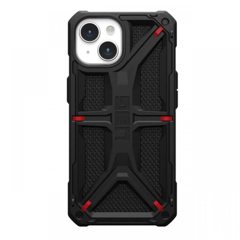 UAG Husa Monarch Series iPhone 15 Kevlar Black