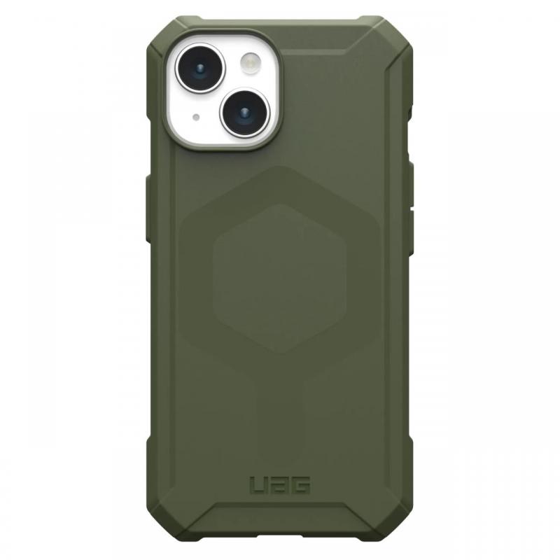 UAG Husa Essential Armor Magsafe iPhone 15 Olive Drab UAG Husa Essential Armor Magsafe iPhone 15 Olive Drab