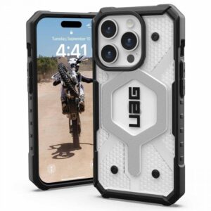 UAG Husa Pathfinder Magsafe iPhone 15 Pro Max Ice UAG Husa Pathfinder Magsafe iPhone 15 Pro Max Ice
