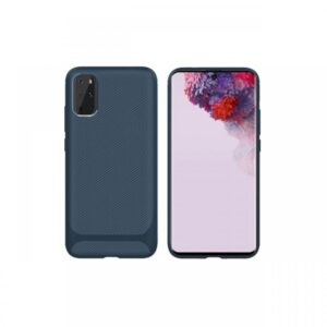 Husa Samsung Galaxy S20 Plus Enkay Carbon Fiber Dark Blue Husa Samsung Galaxy S20 Plus Enkay Carbon Fiber Dark Blue
