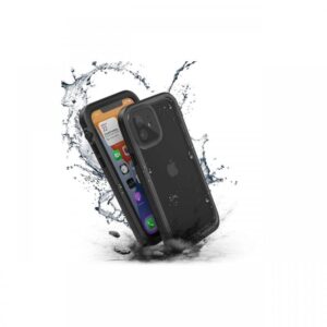 Husa iPhone 12 Catalyst Total Protection Transparent Black (waterproof , snur) Husa iPhone 12 Catalyst Total Protection Transparent Black (waterproof , snur)