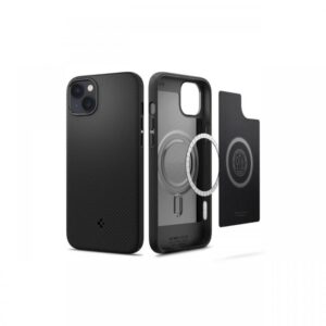 Husa iPhone 14 Spigen Mag Armor MagSafe Navy Blue Husa iPhone 14 Spigen Mag Armor MagSafe Navy Blue