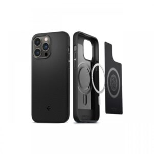 Husa iPhone 14 Pro Max Spigen Mag Armor MagSafe Matte Black Husa iPhone 14 Pro Max Spigen Mag Armor MagSafe Matte Black