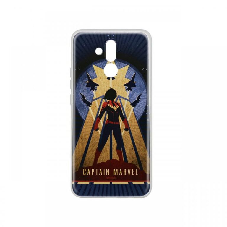 Husa Huawei Mate 20 Lite Marvel Silicon Captain Marvel 002 Navy Blue