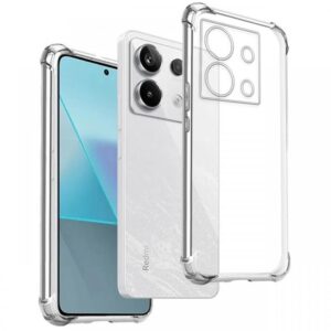Lemontti Husa Shockproof Silicon Xiaomi Redmi Note 13 Pro 5G / Poco X6 Transparent Lemontti Husa Shockproof Silicon Xiaomi Redmi Note 13 Pro 5G / Poco X6 Transparent