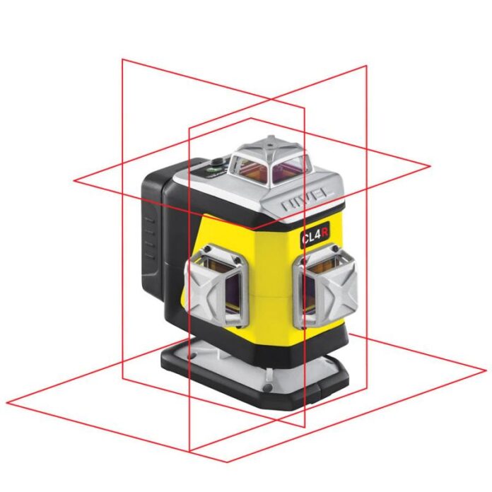 Nivela laser in cruce Nivel System CL4R, 4D, Multifuncționala, laser rosu, 4 planuri laser (360 grade)