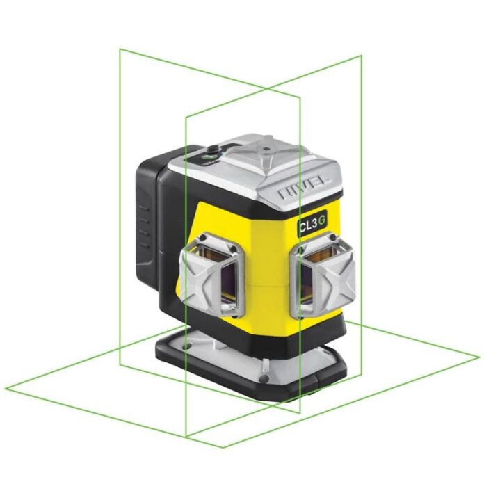 Nivela laser in cruce Nivel System CL3G, 3D, Multifuncționala, laser verde, 3 planuri laser (360 grade)