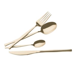 Set tacamuri 24 piese, 6 persoane, auriu lucios Berlinger Haus BH 3064 Set tacamuri 24 piese, 6 persoane, auriu lucios Berlinger Haus BH 3064