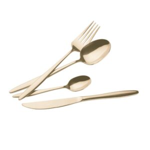 Set tacamuri 24 piese, 6 persoane, auriu lucios Berlinger Haus BH 3061 Set tacamuri 24 piese, 6 persoane, auriu lucios Berlinger Haus BH 3061