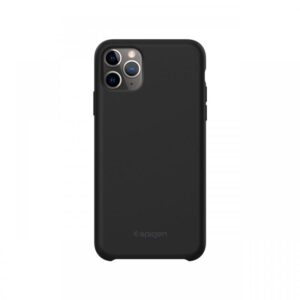 Husa iPhone 11 Pro Max Spigen Silicone Fit Black Husa iPhone 11 Pro Max Spigen Silicone Fit Black