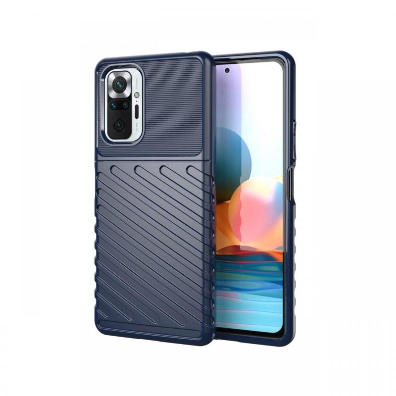 Husa Xiaomi Redmi Note 10 Pro Lemontti Thunder Albastru Husa Xiaomi Redmi Note 10 Pro Lemontti Thunder Albastru