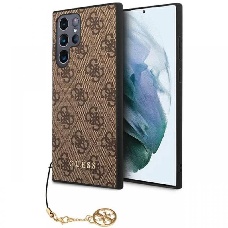 Guess Husa 4G Charms Samsung Galaxy S23 Ultra Gri Guess Husa 4G Charms Samsung Galaxy S23 Ultra Gri