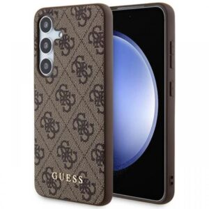 Guess Husa 4G Metal Gold Logo Samsung Galaxy A55 5G Gri Guess Husa 4G Metal Gold Logo Samsung Galaxy A55 5G Gri