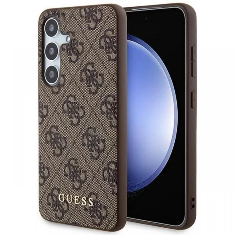 Guess Husa 4G Metal Gold Logo Samsung Galaxy A55 5G Gri Guess Husa 4G Metal Gold Logo Samsung Galaxy A55 5G Gri