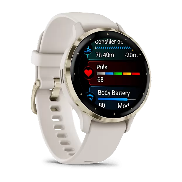 Smartwatch Garmin Venu 3S  Ivory/ Soft Gold