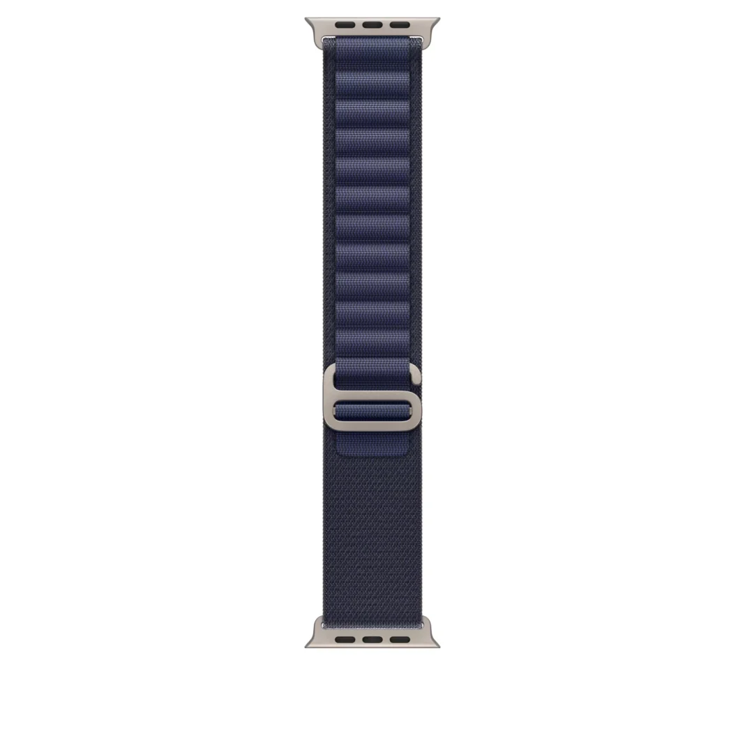 Curea Smartwatch Apple pentru Apple Watch 49mm Navy Alpine Loop Small Black Titanium Finish Curea Smartwatch Apple pentru Apple Watch 49mm Navy Alpine Loop Small Black Titanium Finish