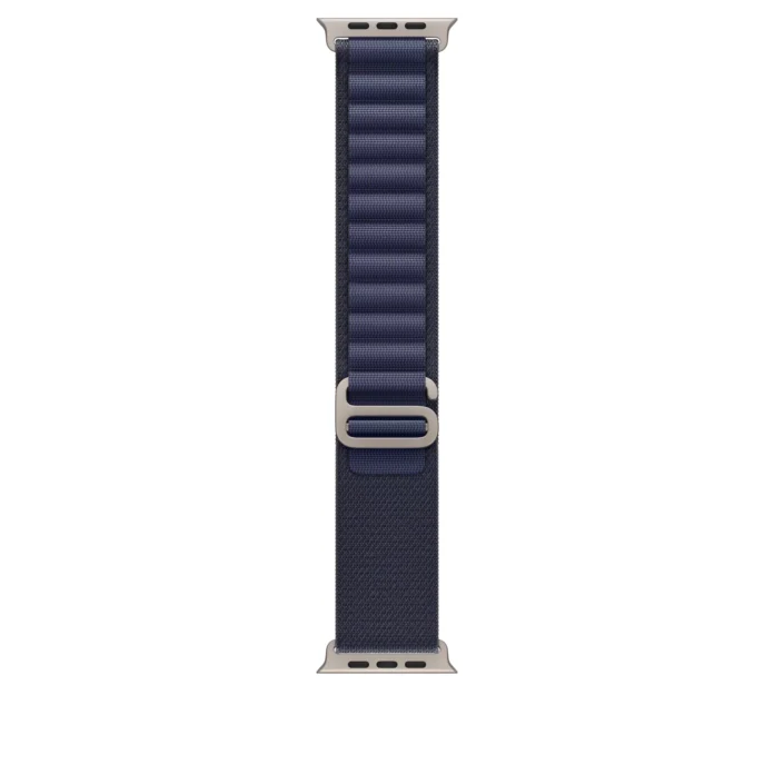 Curea Smartwatch Apple pentru Apple Watch 49mm Navy Alpine Loop  Large  Black Titanium Finish