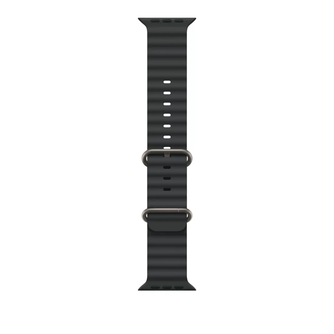 Curea Smartwatch Apple pentru Apple Watch 49mm Black Ocean Band Black Titanium Finish Curea Smartwatch Apple pentru Apple Watch 49mm Black Ocean Band Black Titanium Finish