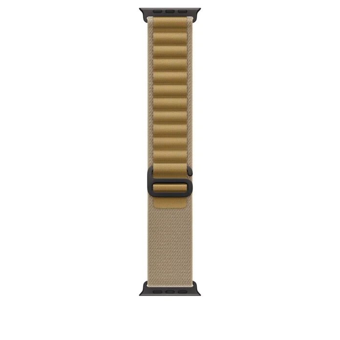 Curea Smartwatch Apple pentru Apple Watch 49mm Tan Alpine Loop Small Black Titanium Finish Curea Smartwatch Apple pentru Apple Watch 49mm Tan Alpine Loop Small Black Titanium Finish