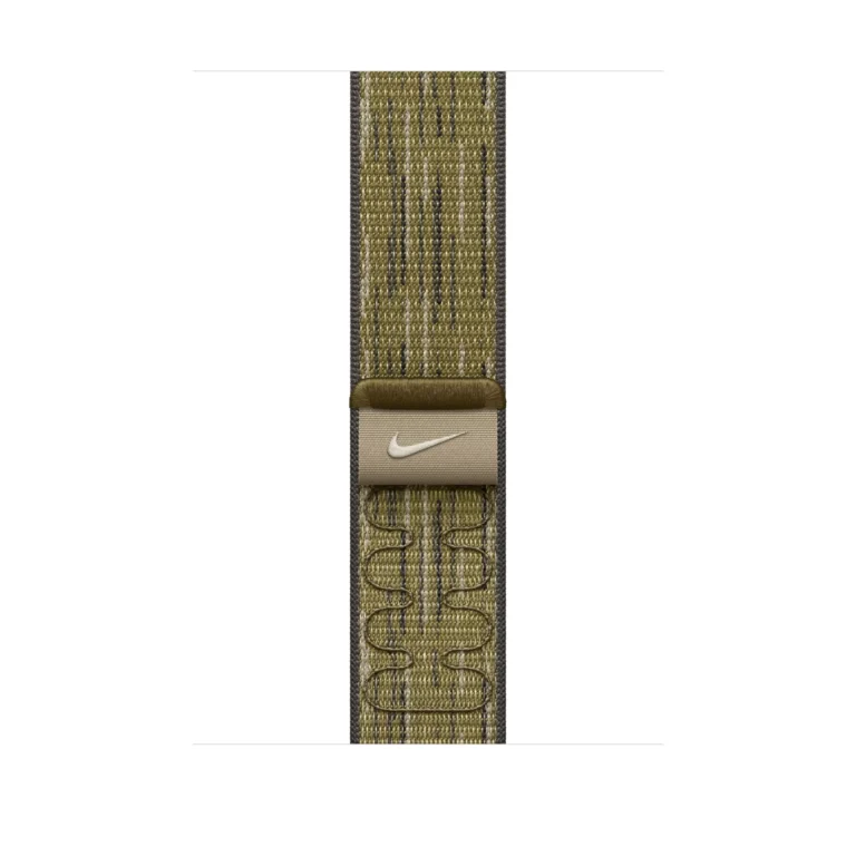 Curea Smartwatch Apple pentru Apple Watch 46mm Nike Sport Loop  Green/Grey Nike Sport Loop