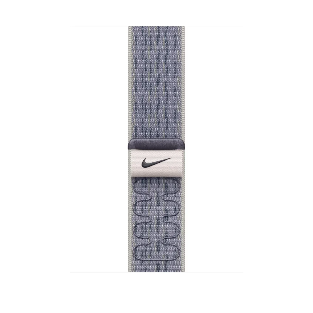 Curea Smartwatch Apple pentru Apple Watch 46mm Nike Sport Loop  Grey/Blue Nike Sport Loop