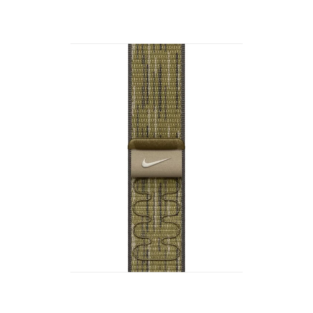 Curea Smartwatch Apple pentru Apple Watch 42mm Nike Sport Loop  Green/Grey Nike Sport Loop