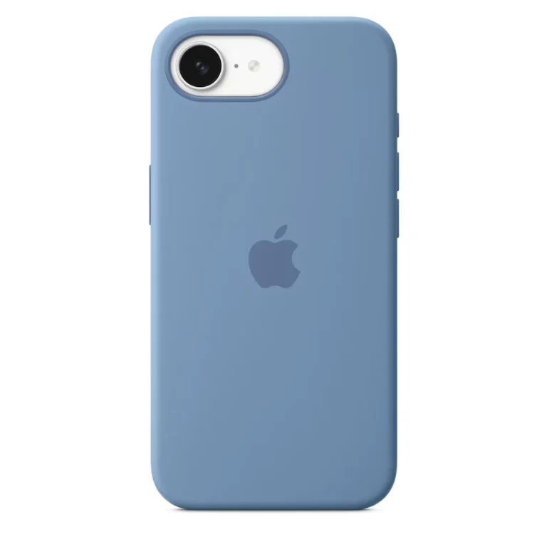Husa de protectie Apple pentru iPhone 16e  Silicon  Winter Blue