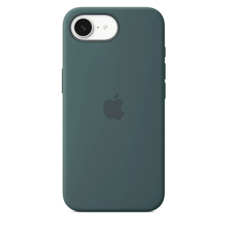 Husa de protectie Apple pentru iPhone 16e  Silicon  Lake Green