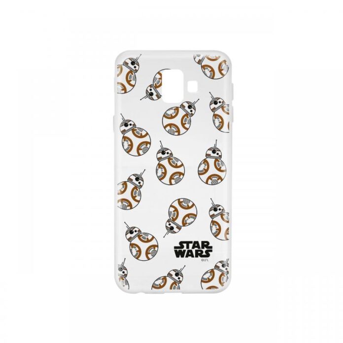 Husa Samsung Galaxy J6 Plus Star Wars Silicon BB-8 004 Clear