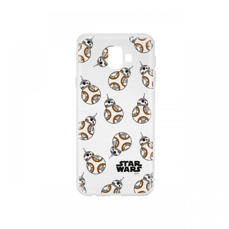 Husa Samsung Galaxy J6 Plus Star Wars Silicon BB-8 004 Clear