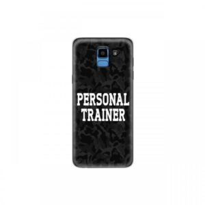 Husa Samsung Galaxy J6 (2018) Lemontti Silicon Art Personal Trainer Husa Samsung Galaxy J6 (2018) Lemontti Silicon Art Personal Trainer