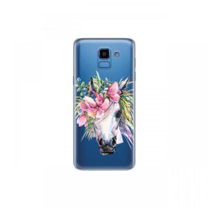 Husa Samsung Galaxy J6 (2018) Lemontti Silicon Art Watercolor Unicorn Husa Samsung Galaxy J6 (2018) Lemontti Silicon Art Watercolor Unicorn