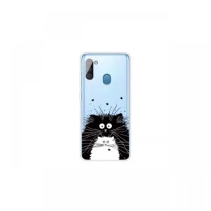 Husa Samsung Galaxy A11 Lemontti Pattern Highly Black White Rat Husa Samsung Galaxy A11 Lemontti Pattern Highly Black White Rat