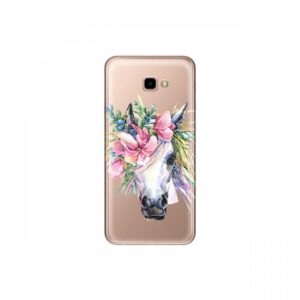 Husa Samsung Galaxy J4 Plus Lemontti Silicon Art Watercolor Unicorn Husa Samsung Galaxy J4 Plus Lemontti Silicon Art Watercolor Unicorn