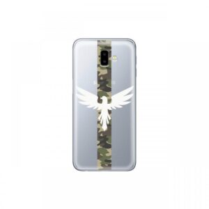 Husa Samsung Galaxy J6 Plus Lemontti Silicon Art Army Eagle Husa Samsung Galaxy J6 Plus Lemontti Silicon Art Army Eagle