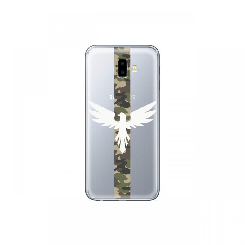Husa Samsung Galaxy J6 Plus Lemontti Silicon Art Army Eagle Husa Samsung Galaxy J6 Plus Lemontti Silicon Art Army Eagle