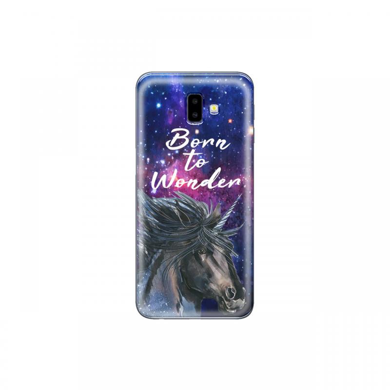 Husa Samsung Galaxy J6 Plus Lemontti Silicon Art Born To Wonder Husa Samsung Galaxy J6 Plus Lemontti Silicon Art Born To Wonder