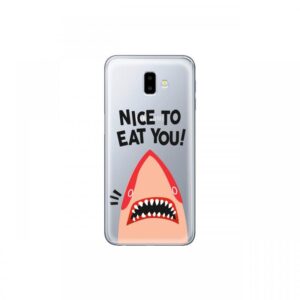 Husa Samsung Galaxy J6 Plus Lemontti Silicon Art Nice To Eat You Husa Samsung Galaxy J6 Plus Lemontti Silicon Art Nice To Eat You