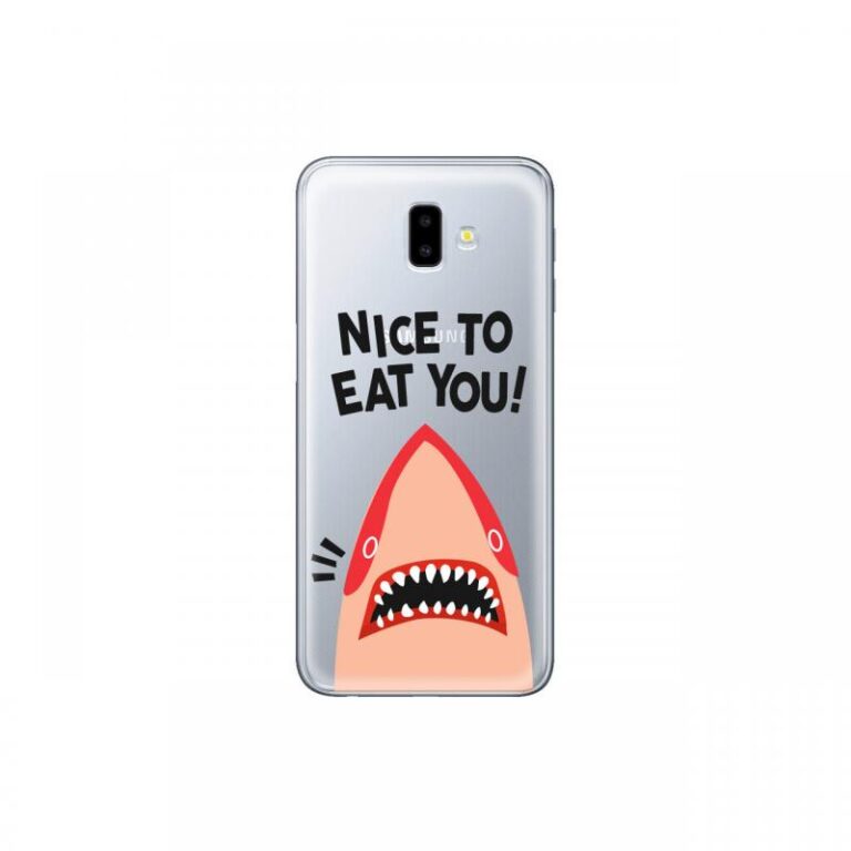 Husa Samsung Galaxy J6 Plus Lemontti Silicon Art Nice To Eat You