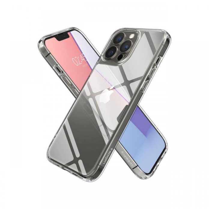 Husa iPhone 13 Pro Spigen Quartz Hybrid Crystal Clear Husa iPhone 13 Pro Spigen Quartz Hybrid Crystal Clear