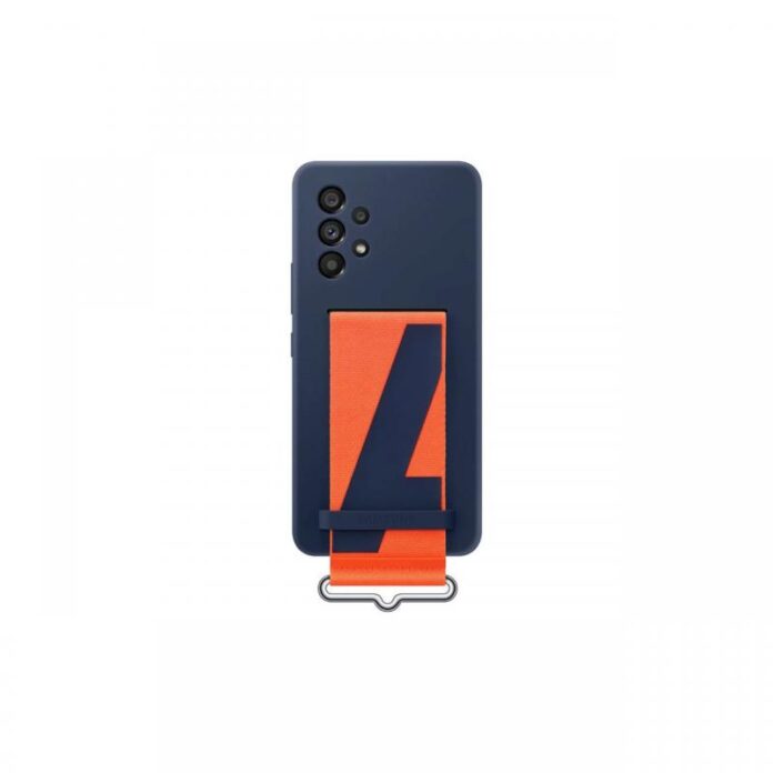 Husa Originala Samsung Galaxy A53 5G Silicone Cover with Strap White