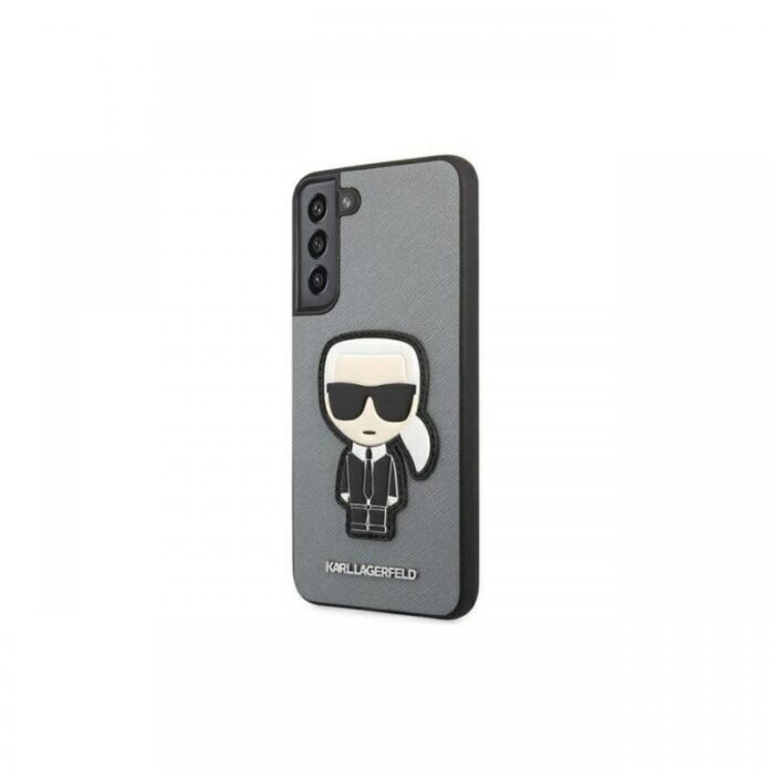 Husa Samsung Galaxy S22 Plus Karl Lagerfeld Saffiano Ikonik Karl`s Patch Negru